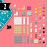 Lego DOTs 41904 Конструктор Лего Дотс Подставки для фото «Животные», 423 детали