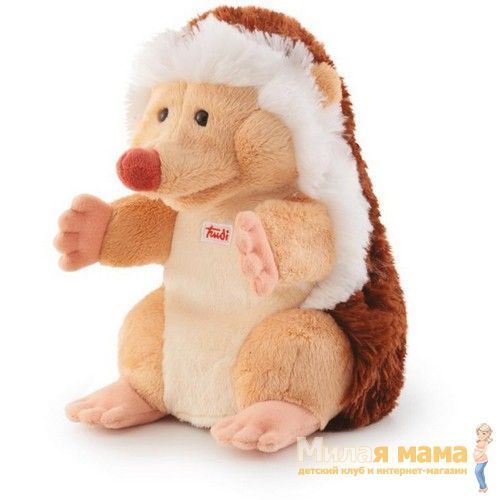 Trudi 29939 Мягкая игрушка на руку Еж 25 см