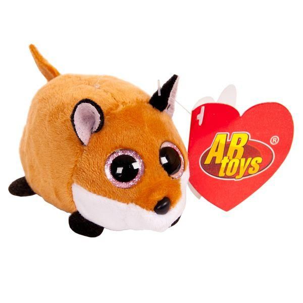 AB toys M1012 Мягкая игрушка Лисичка рыжая, 10 см