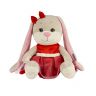 Maxitoys JL-022002-25 Jack&Lin Мягкая игрушка Зайка Лин в нарядном красном платье, 25 см