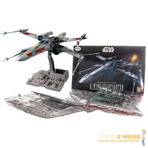 Bandai 84610 Star Wars Звездные Войны Сборная модель Истребитель X-Wing Fighter, 1:72