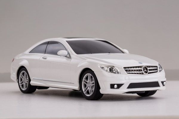 RASTAR 34200W Машина р/у 1:24 Mercedes CL63 AMG, 28,5х14х12см, цвет белый 40MHZ