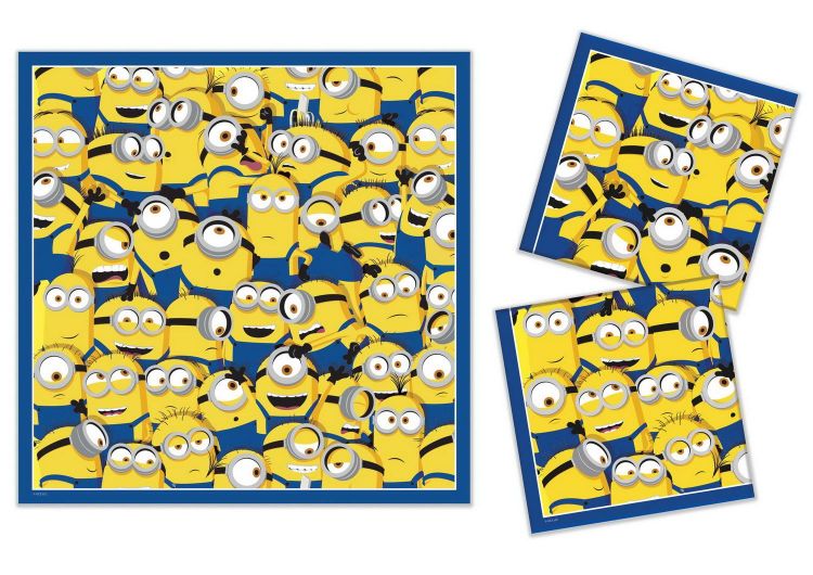 ND Play 287134 Салфетки бумажные ND Play Minions 2 трехслойные 20 штук ND Play 287134 Салфетки бумажные ND Play Minions 2 трехслойные 20 штук