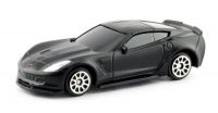 RMZ City 344033SM Машина металлическая Chevrolet Corvette C7, без механизмов, цвет черный матовый, 1:64