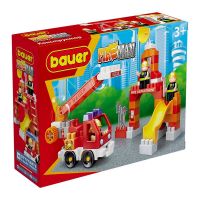 Bauer 740b Конструктор Bauer Fireman пожарная машина и тренировочная площадка
