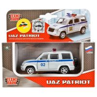 Технопарк X600-H09029-R Машина "Технопарк" металлическая, инерционная. "Уаз Патриот" полиция, открываются двери.