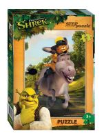 СТЕП ПАЗЛ 81136 Пазл STEP puzzle Кот в сапогах DreamWorks, Мульти 60 элементов