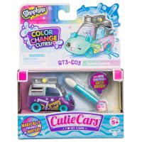 Moose 57401 Машинка Cutie Car S3, меняющая цвет с кисточкой и фигуркой Шопкинс, Speed Camera
