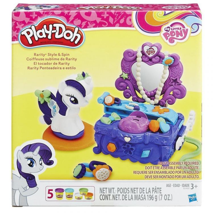 Hasbro B3400 Play-Doh Набор пластилина «Туалетный столик Рарити»