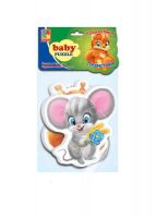 Vladi Toys VT1106-05 Пазлы мягкие Baby puzzle "Пушистики"