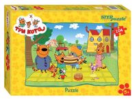 Step Puzzle 82156 Пазл "Три кота", 104 детали