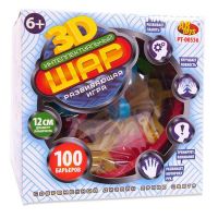 ABtoys PT-00556 Интеллектуальный шар 3D, 100 барьеров
