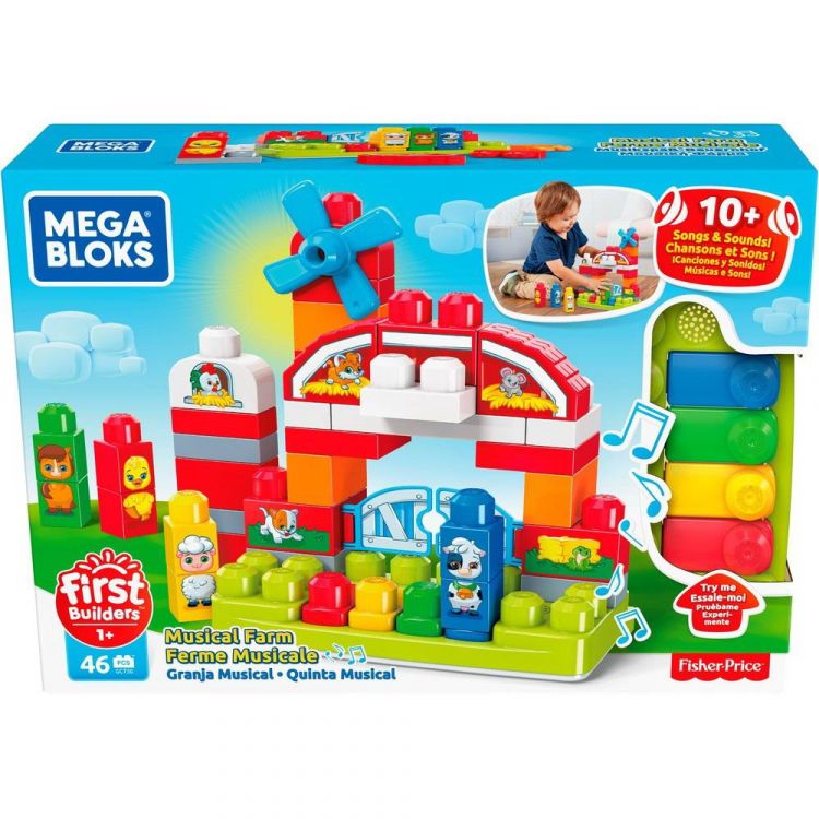 Mattel GCT50 Конструктор Mattel Mega Bloks Музыкальная Ферма