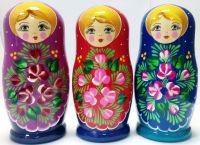 МАТРЁШКА М05140320 Матрешка 5 в 1 средняя (Цветы, Эскиз 20, Цветочная композиция)