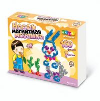 Мозаика магнитная фигурная, 160 фишек, 7 цветов