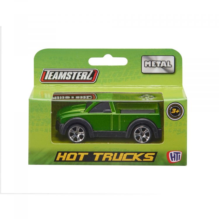 Машинка Teamsterz серия HOT TRUCKS, зеленый внедорожник