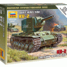 Звезда 6202 Сборная модель Советский тяжелый танк КВ-2, 1:100