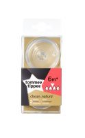 Tommee Tippee 42214241 Соски для бутылочки Close to nature Easi-vent для густой пищи, с 6 мес., 2 шт.