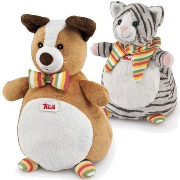 Trudi 29983 Собака/Кошка, 22см (игрушка на руку двусторонняя)