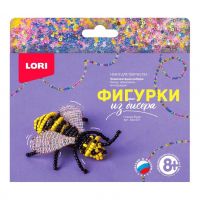 LORI Бис-091 Набор для творчества LORI Фигурки из бисера Пчелка Жужа
