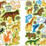 РОСМЭН 35432 Наклейки многоразовые Мамы и малыши