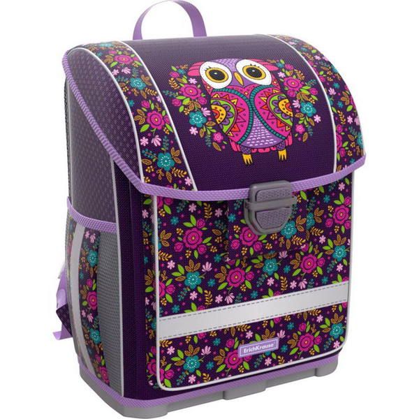 ErichKrause 46250ЕК Ранец с пластиковым дном ErichKrause ErgoLine 16 L Flower Owl