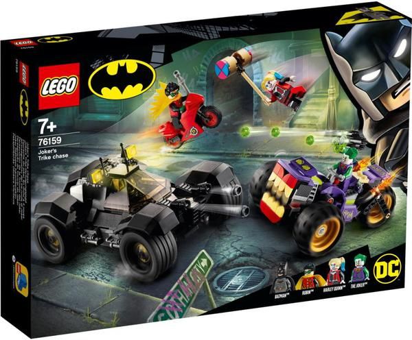 LEGO (Лего) 76159-L Конструктор LEGO Super Heroes Побег Джокера на трицикле LEGO (Лего) 76159-L Конструктор LEGO Super Heroes Побег Джокера на трицикле