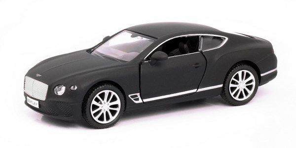 RMZ City 554043M Машина металлическая The Bentley Continental GT 2018, 1:32 цвет черный матовый