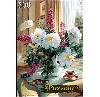 Puzzolini  7697 Пазл Робин Андерсон Нежный натюрморт, 500 элементов