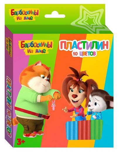 CENTRUM 86225 Пластилин CENTRUM "Барбоскины" 10 цветов стека пластиковая 200г CENTRUM 86225 Пластилин CENTRUM "Барбоскины" 10 цветов стека пластиковая 200г
