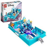 LEGO (Лего) 43189-L Конструктор LEGO Disney Princess Книга сказочных приключений Эльзы и Нока