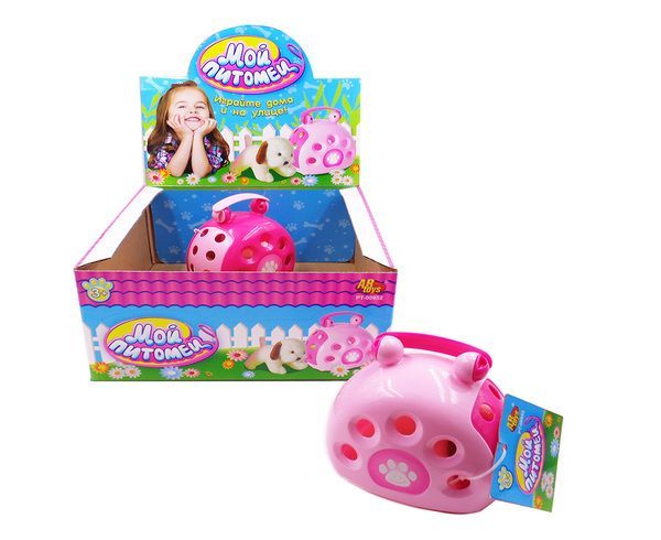 ABtoys PT-00952 Мягкая игрушка Собачка на поводке "Мой питомец"