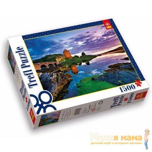 Trefl 26100 Пазл Замок Эйлен-Донан, Шотландия, 1 500 деталей