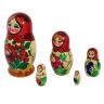 Десятое королевство 02712ДК Матрёшка деревянная "Маки" (5 в 1)