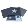 Store It 672203 Контейнер для хранения с крышкой Серый со звездой, 33х33х33 см