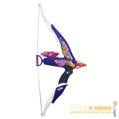 NERF Rebelle Лук Разбитое сердце Heartbreaker Бело-фиолетовый