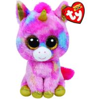 TY 37041 Beanie Boo's Мягкая игрушка Единорог Fantasia, 25 см