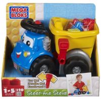 Mega Bloks 80415 Грузовик Стив с кубиками, 10 деталей