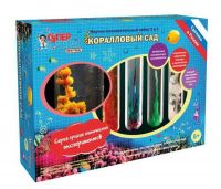 Научные технологии X016нт Набор для экспериментов "Коралловый сад",  410 гр