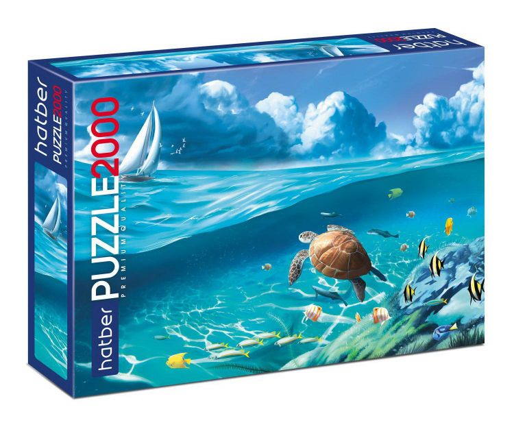 Hatber 2000ПЗ1-19420 Пазл Hatber Premium Море волнуется раз... 2000 элементов, 980х680мм