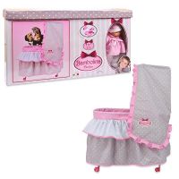 Dimian 9612WB Кукла BAMBOLINA BOUTIQUE в комплекте с кроватью с балдахином, одеялом,  подушкой, 36 см