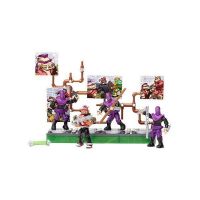 Игровой набор Mega bloks Бойцы клана Фут с Бибопом из серии Черепашки-ниндзя DMW29/astDMW27