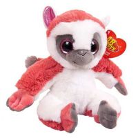 ABtoys M5056 Мягкая игрушка Лемур темно-розовый, 17 см