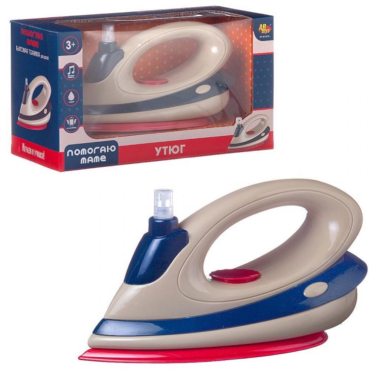 ABtoys (АБтойс) PT-01574 Игрушечная техника ABtoys Помогаю Маме Утюг с функцией Спрей на батарейках