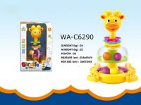 JUNFA SL83058 Игрушка для малышей. Юла "Жирафик", 26х17,5х15 см