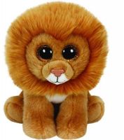 TY 90220 Beanie Boo's Мягкая игрушка Лев Louie, 25 см