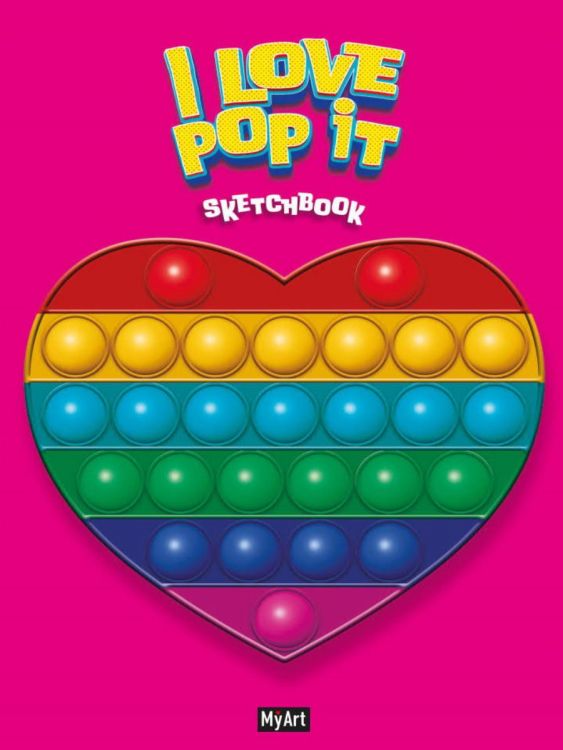Проф-Пресс 86960-7 Блокнот Проф-пресс Скейтчбук MyArt I love Popit А5
