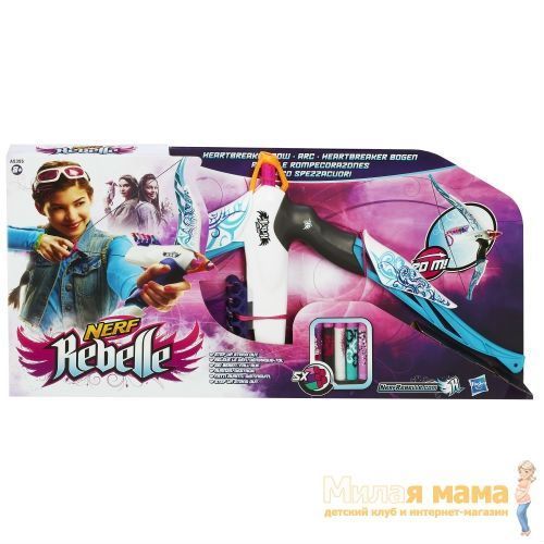 NERF Rebelle Лук Разбитое сердце Heartbreaker Голубой