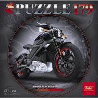 Hatber 179ПЗк4-13407 Пазл круглый Black motorbike, 179 элементов