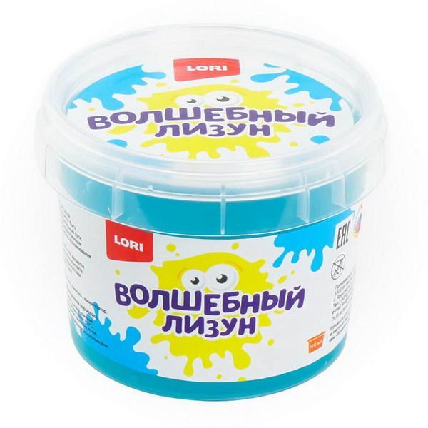 LORI Лз-007 Лизун волшебный "Голубой с ароматом тутти-фрутти", 120мл.